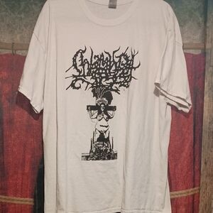 Chlamydia Jizz White Graphic T-Shirt